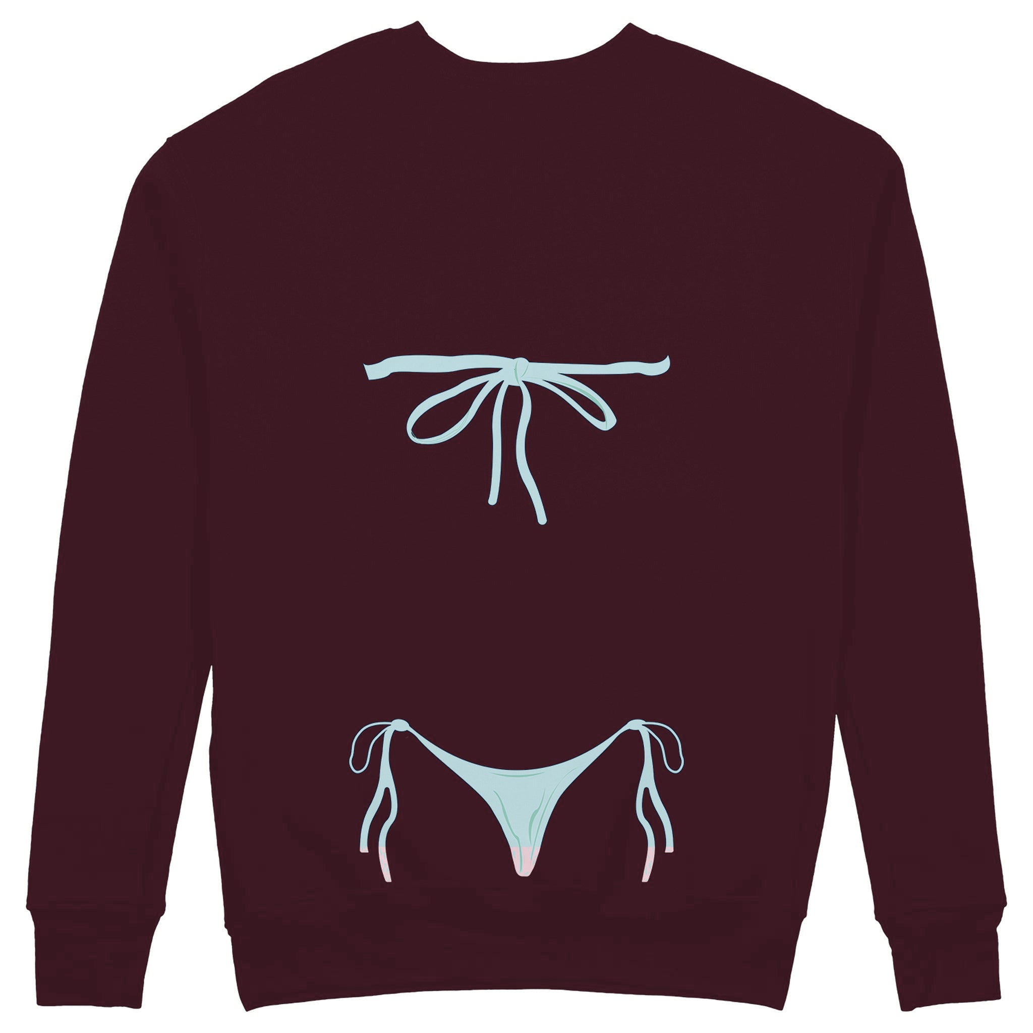 Blue Bikini Sweatshirt — Bordo — Görsel 2