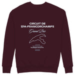 Spa-Francorchamps Grand Prix Sweatshirt — Bordo — Görsel 1