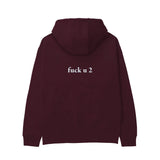 FUCK U Hoodie — Bordo — Görsel 1