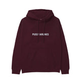 Pussy Airlines Hoodie — Bordo — Görsel 1
