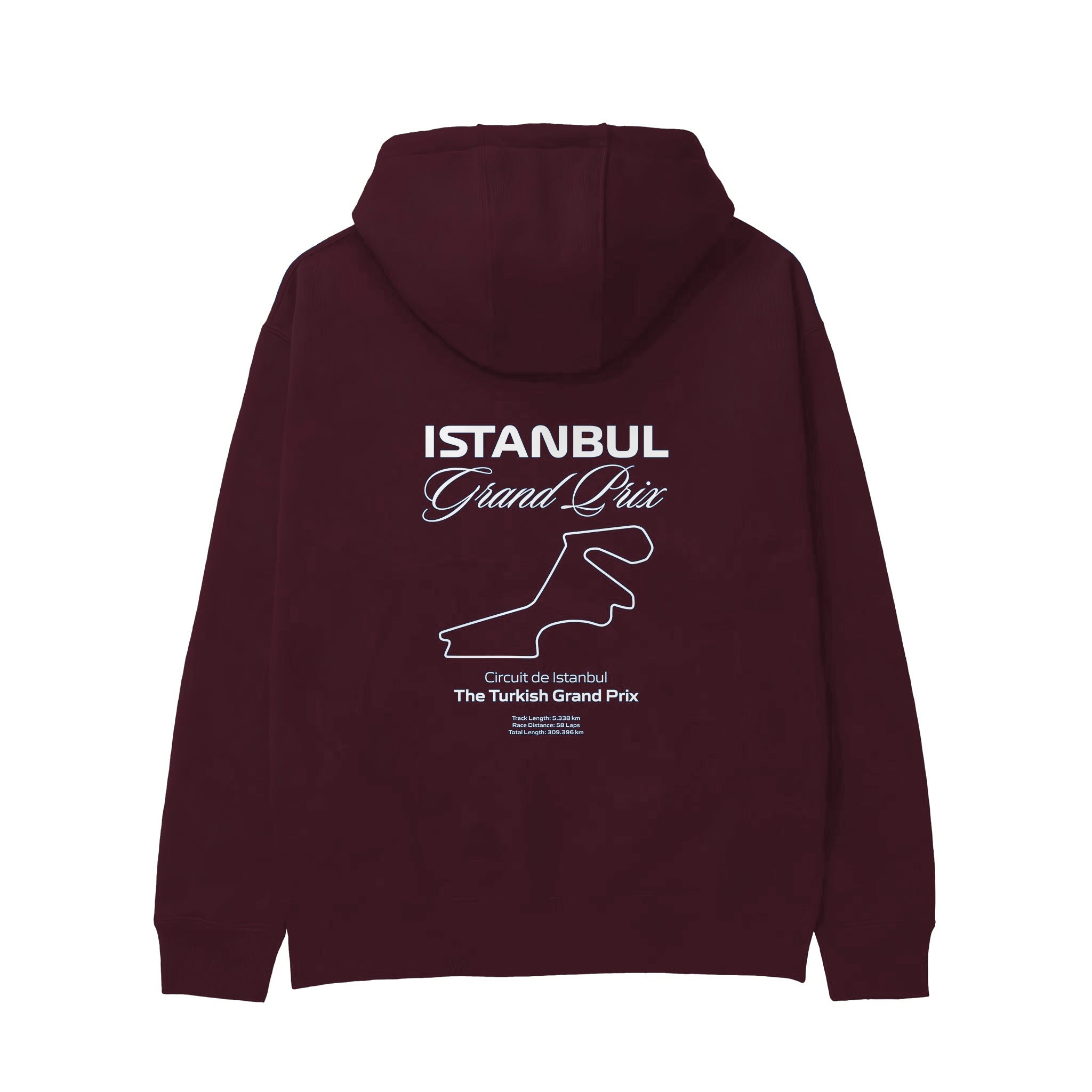Türkiye Grand Prix Hoodie — Bordo — Görsel 1
