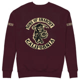 Sons Of Anarchy: Man of Mayhem Sweatshirt — Bordo — Görsel 1