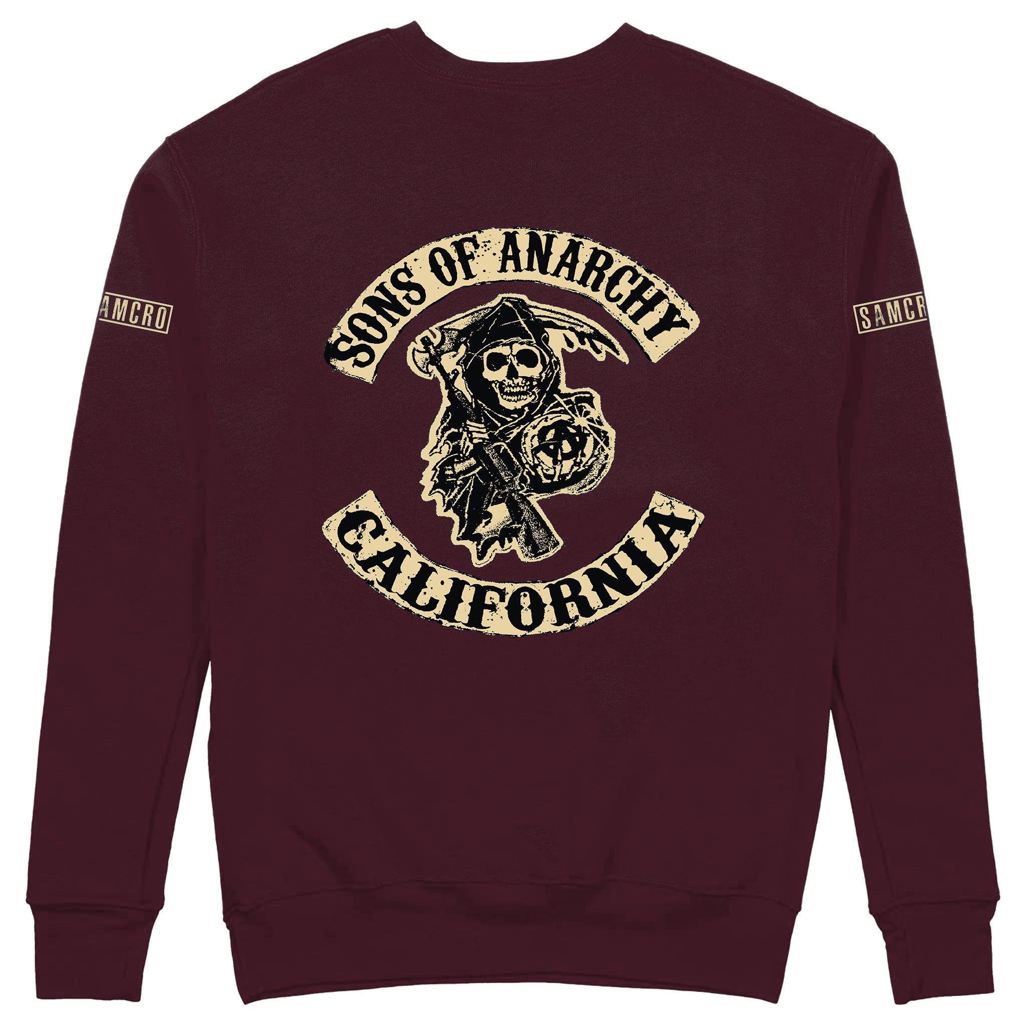 Sons Of Anarchy: Man of Mayhem Sweatshirt — Bordo — Görsel 1