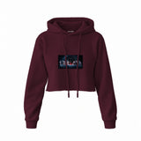 Star Wars Last Supper Crop Hoodie — Bordo — Görsel 1
