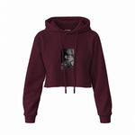Brian Jones London 1966 Crop Hoodie — Bordo — Görsel 1