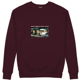 Make America Great Again Sweatshirt — Bordo — Görsel 1