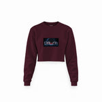Star Wars Last Supper Crop Sweatshirt — Bordo — Görsel 1