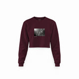 Guns N’ Roses Ritz New York 1988 Crop Sweatshirt — Bordo — Görsel 1