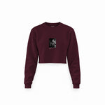 Mick Jagger backstage at the Palladium London 1967 Crop Sweatshirt — Bordo — Görsel 1