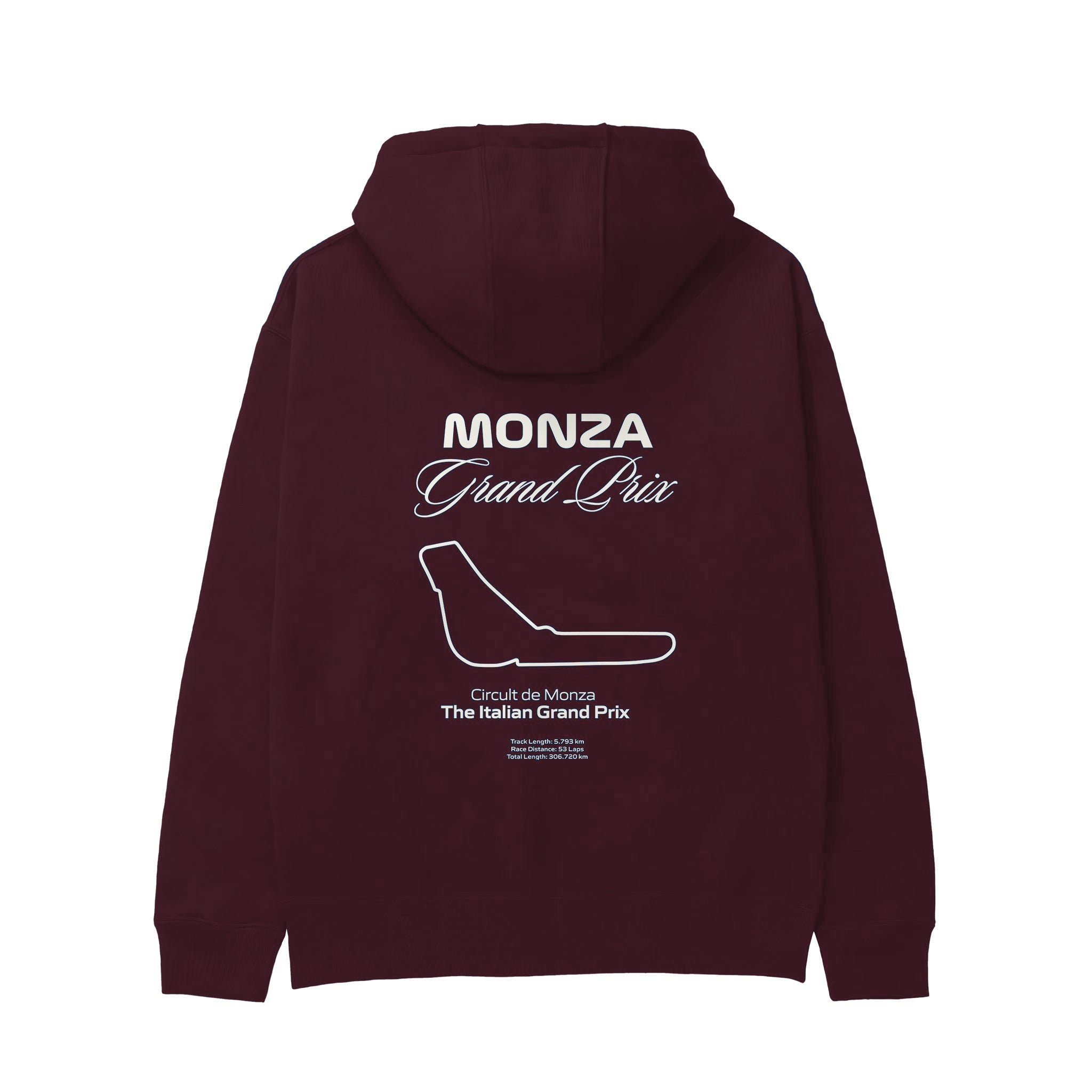 Monza Grand Prix Hoodie — Bordo — Görsel 2