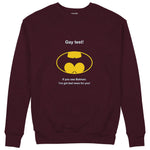 Gay Test - Batman Sweatshirt — Bordo — Görsel 2