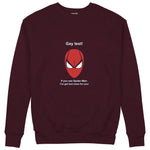 Gay Test - Spider-Man Sweatshirt — Bordo — Görsel 2