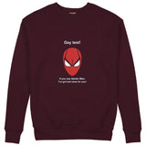 Gay Test - Spider-Man Sweatshirt — Bordo — Görsel 2