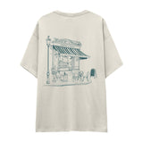 Café de Paris Oversize Oversize Tişört