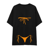 Orange Bikini Oversize Tişört