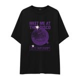Meet Me At The Disco Oversize Tişört