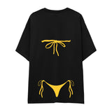 Yellow Bikini Oversize Tişört