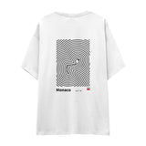 Circuit de Monaco Artwork Oversize Tişört