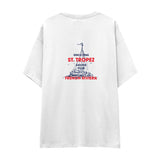 Saint Tropez Sailing Club Oversize Tişört