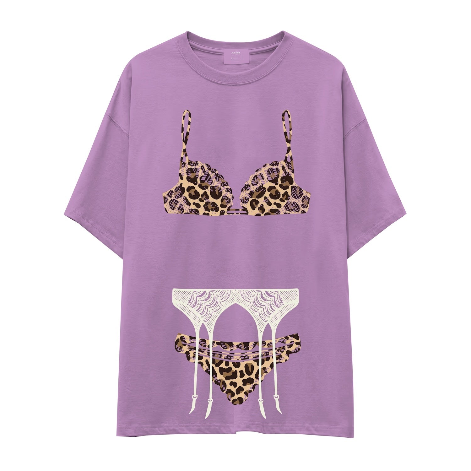 Noir Seduce – Leopard Oversize Tişört