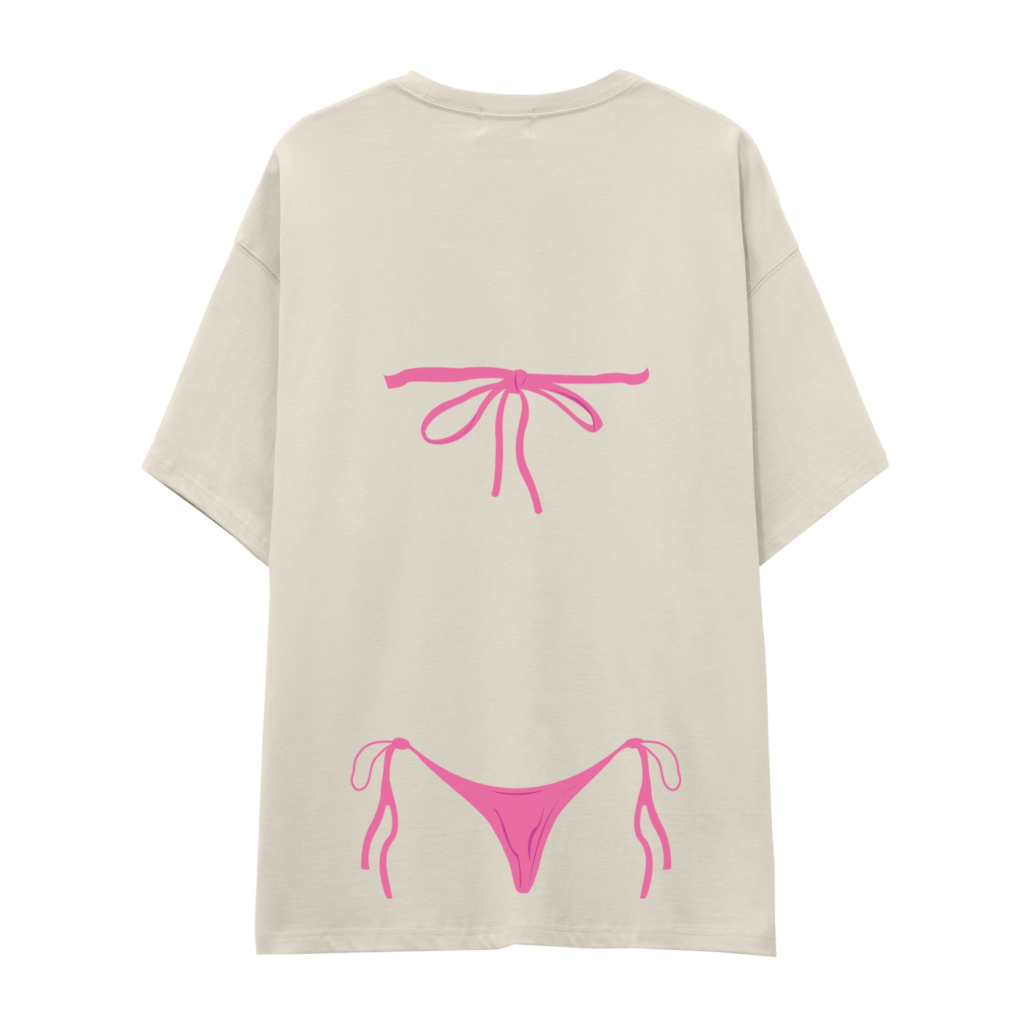Pink Bikini Oversize Tişört