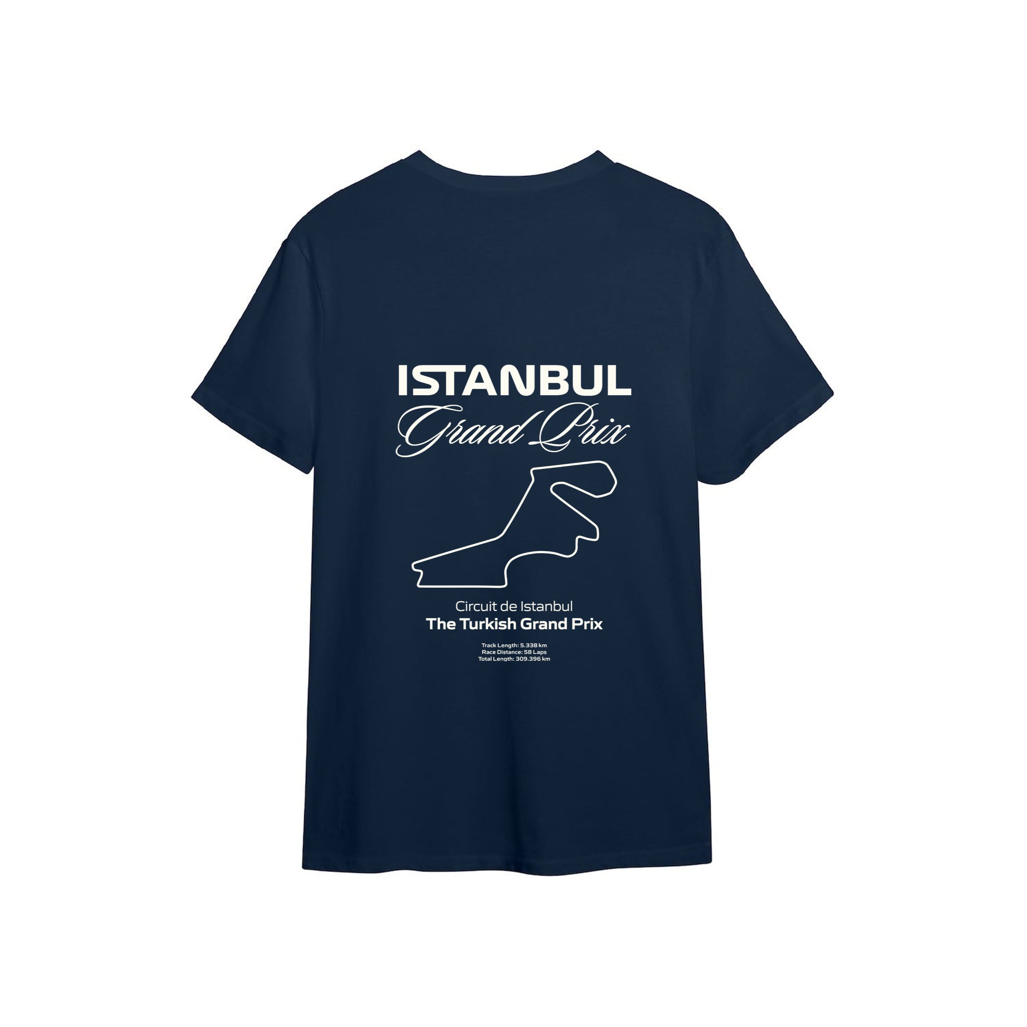 Türkiye Grand Prix Tişört — Lacivert — Arka görünüm
