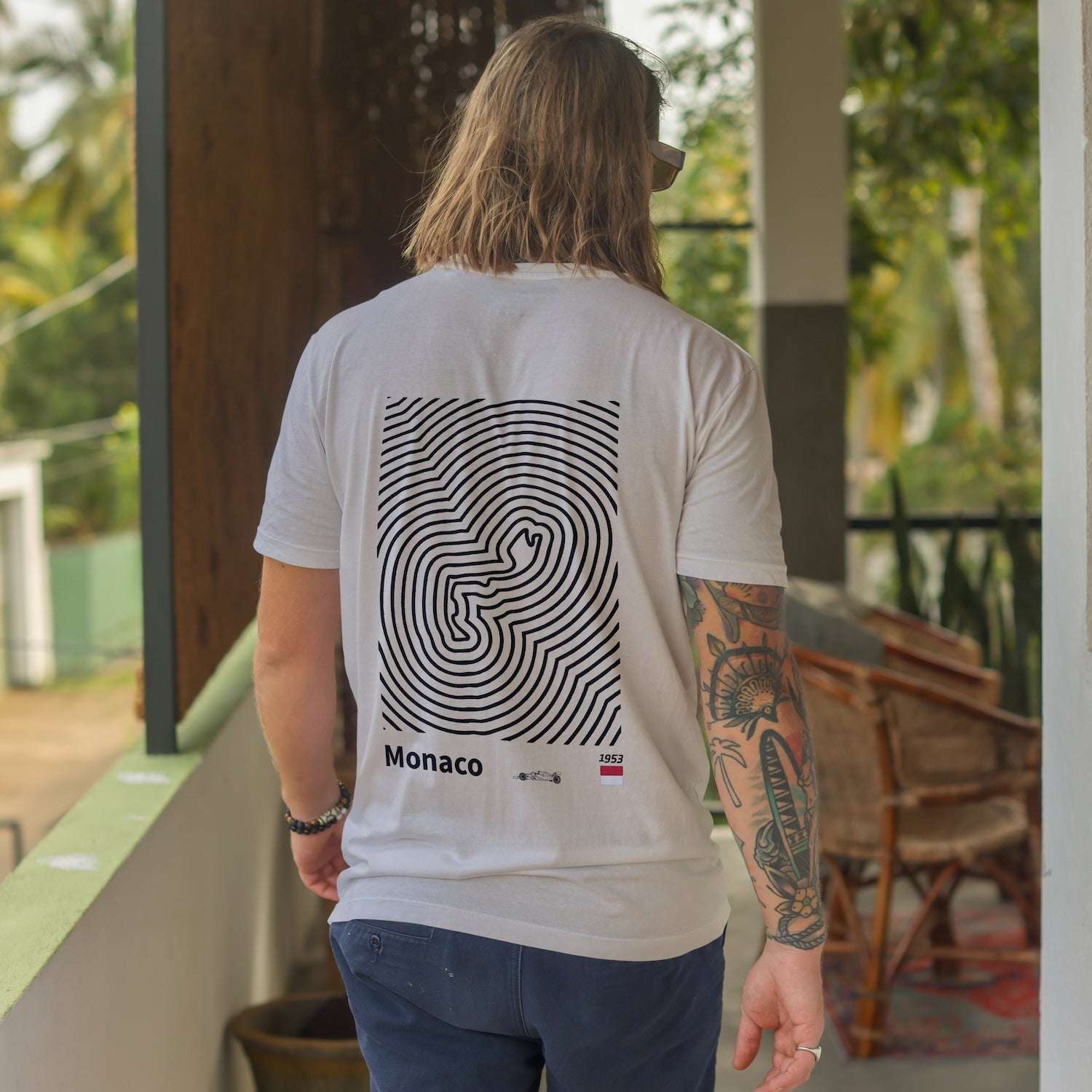 Circuit de Monaco Artwork Tişört