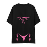 Pink Bikini Oversize Tişört