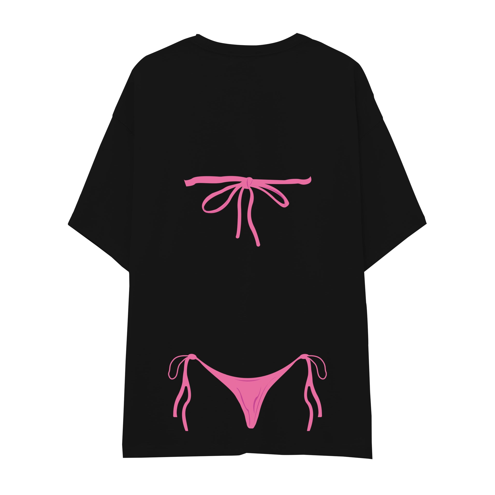 Pink Bikini Oversize Tişört