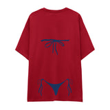 Navy Blue Bikini Oversize Tişört