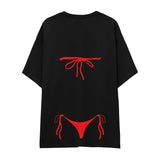 Red Bikini Oversize Tişört