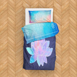 Lotus & Aura Mandala Çift Taraflı Nevresim Takımı
