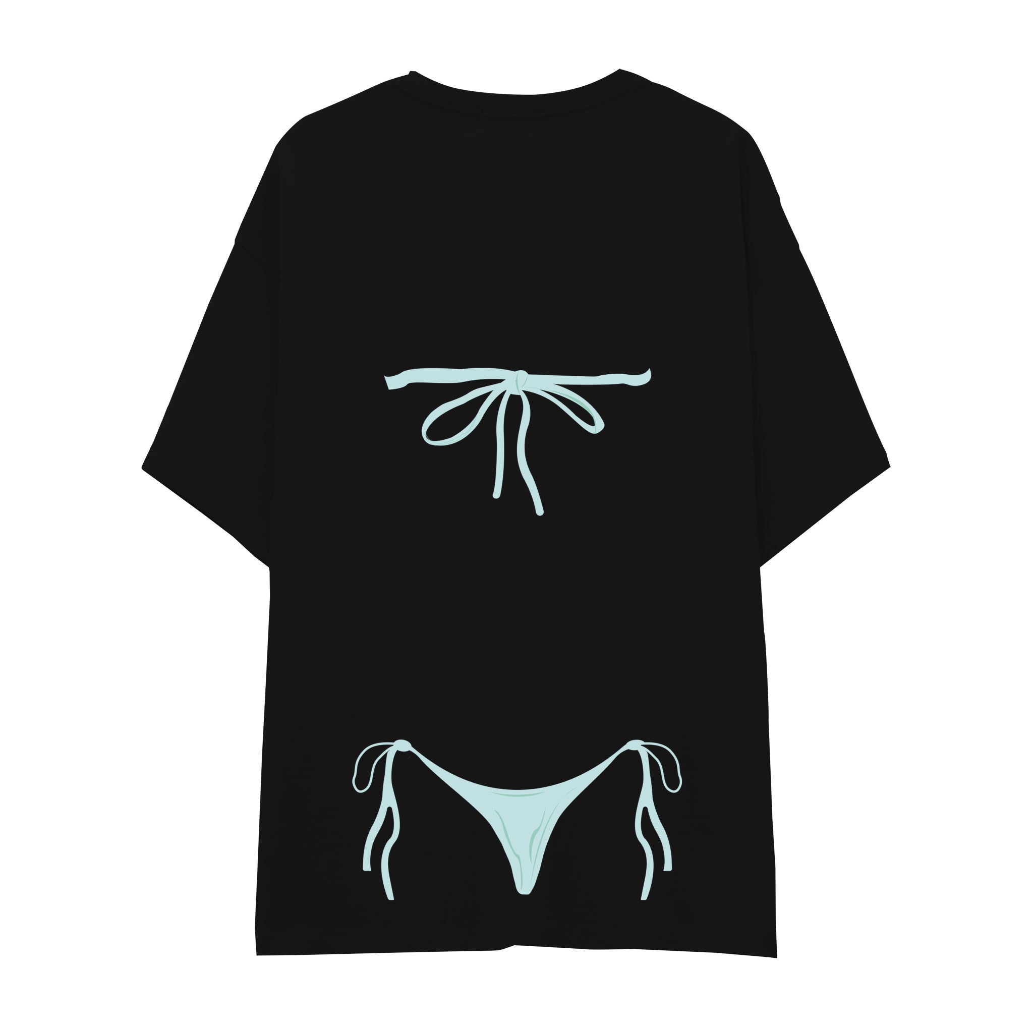 Blue Bikini Oversize Tişört