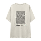 Circuit de Monaco Artwork Oversize Tişört