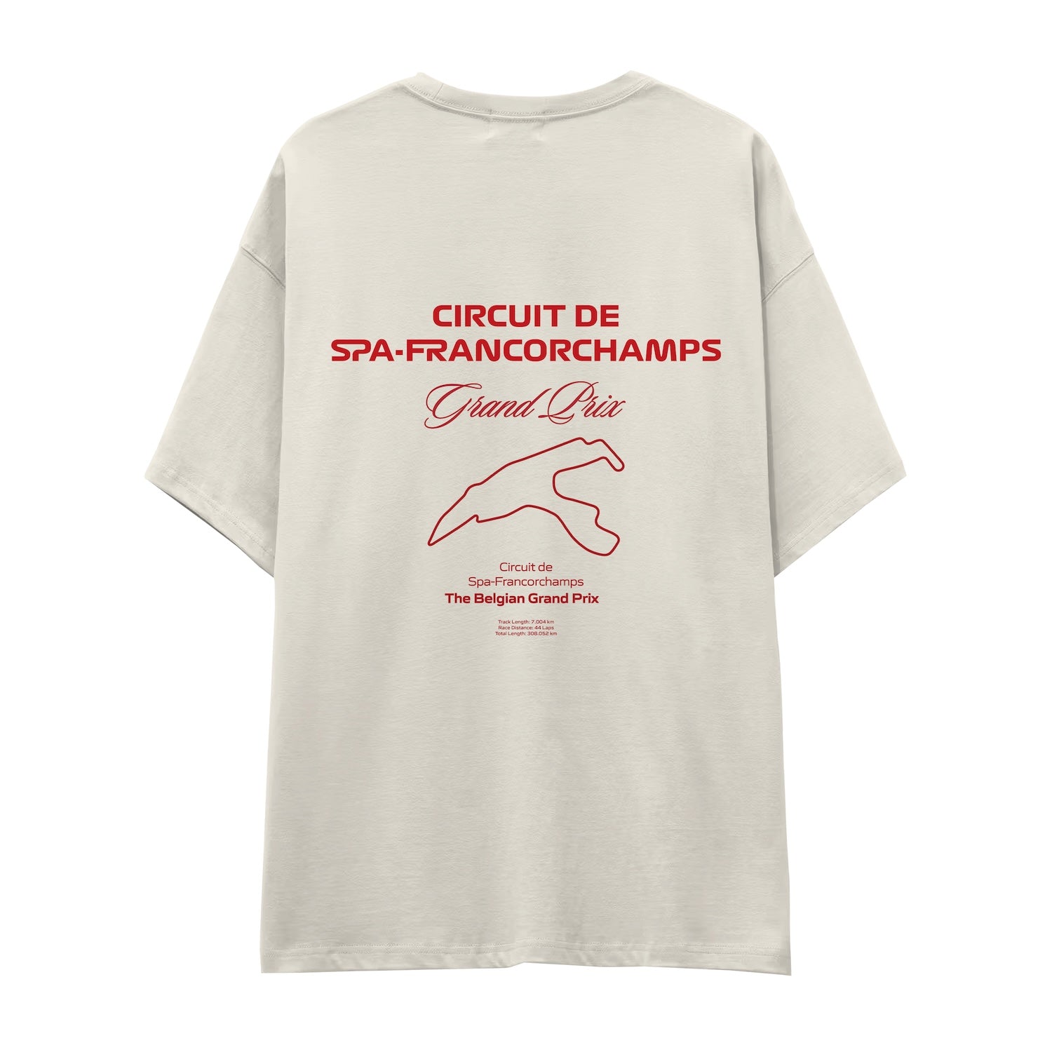 Spa-Francorchamps Grand Prix Oversize Tişört
