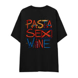 Pasta Sex Wine Oversize Tişört