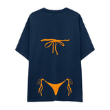 Orange Bikini Oversize Tişört