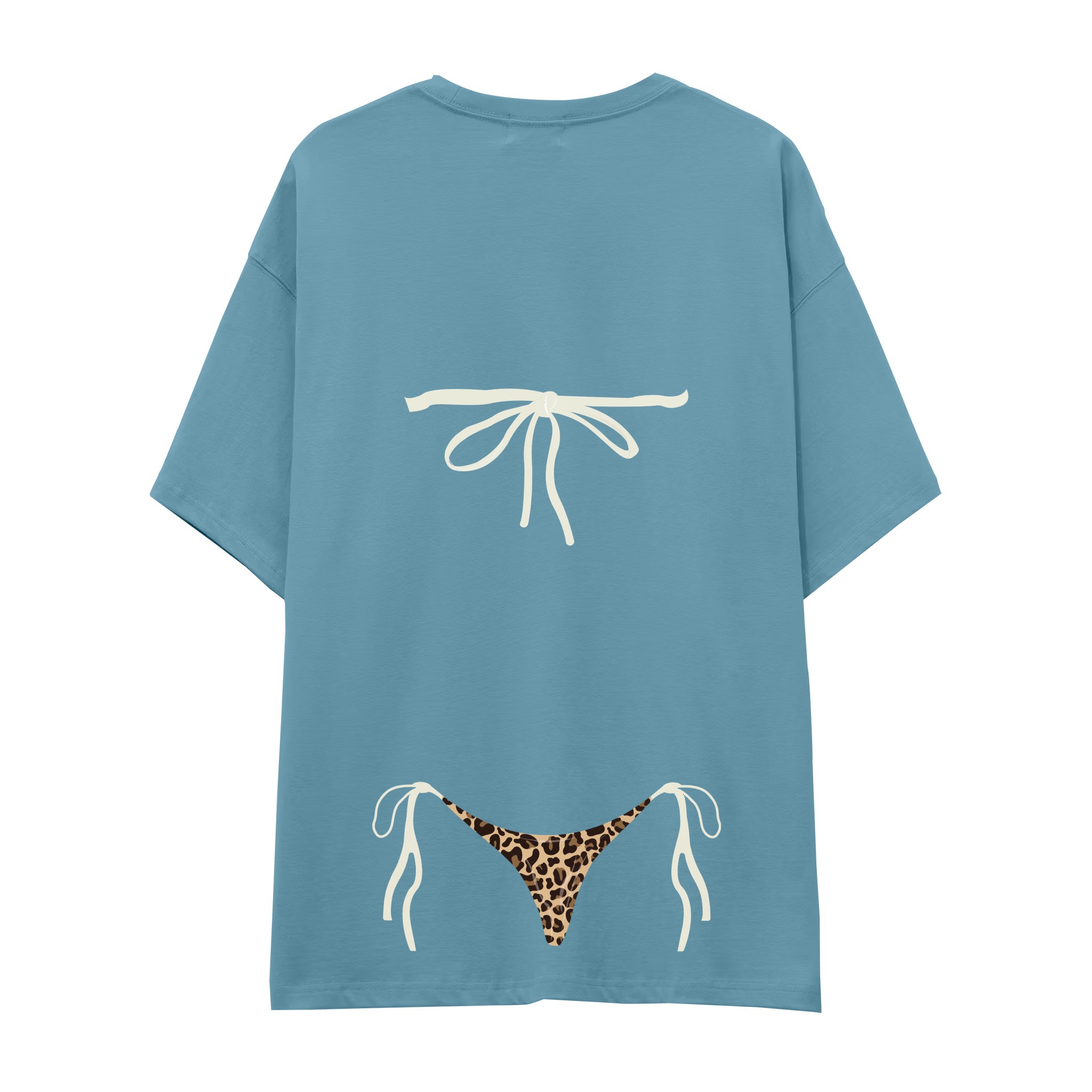 Leopard Bikini Oversize Tişört