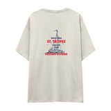 Saint Tropez Sailing Club Oversize Tişört