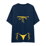 Yellow Bikini Oversize Tişört