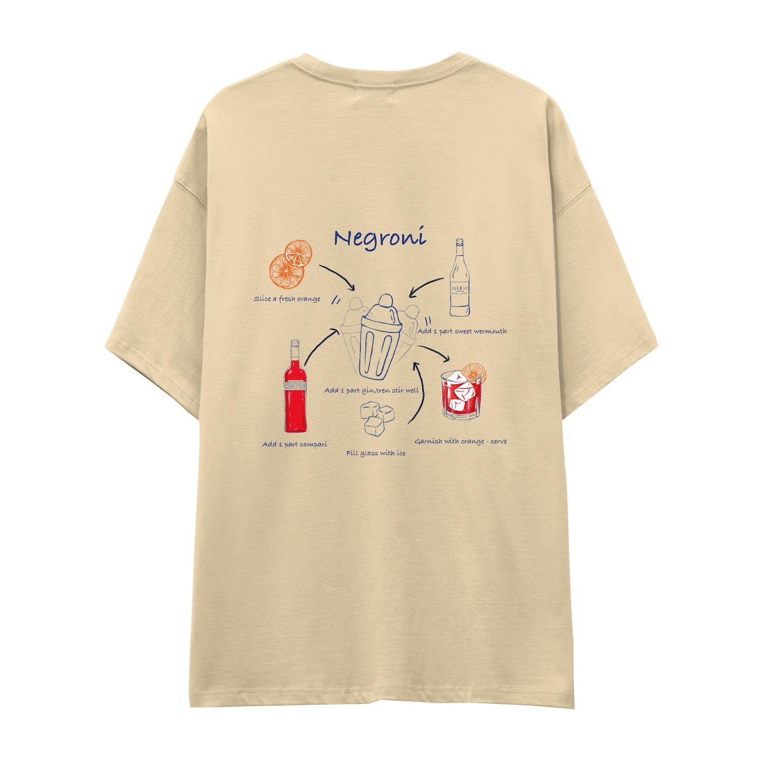 Negroni Oversize Tişört