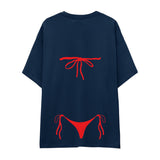 Red Bikini Oversize Tişört