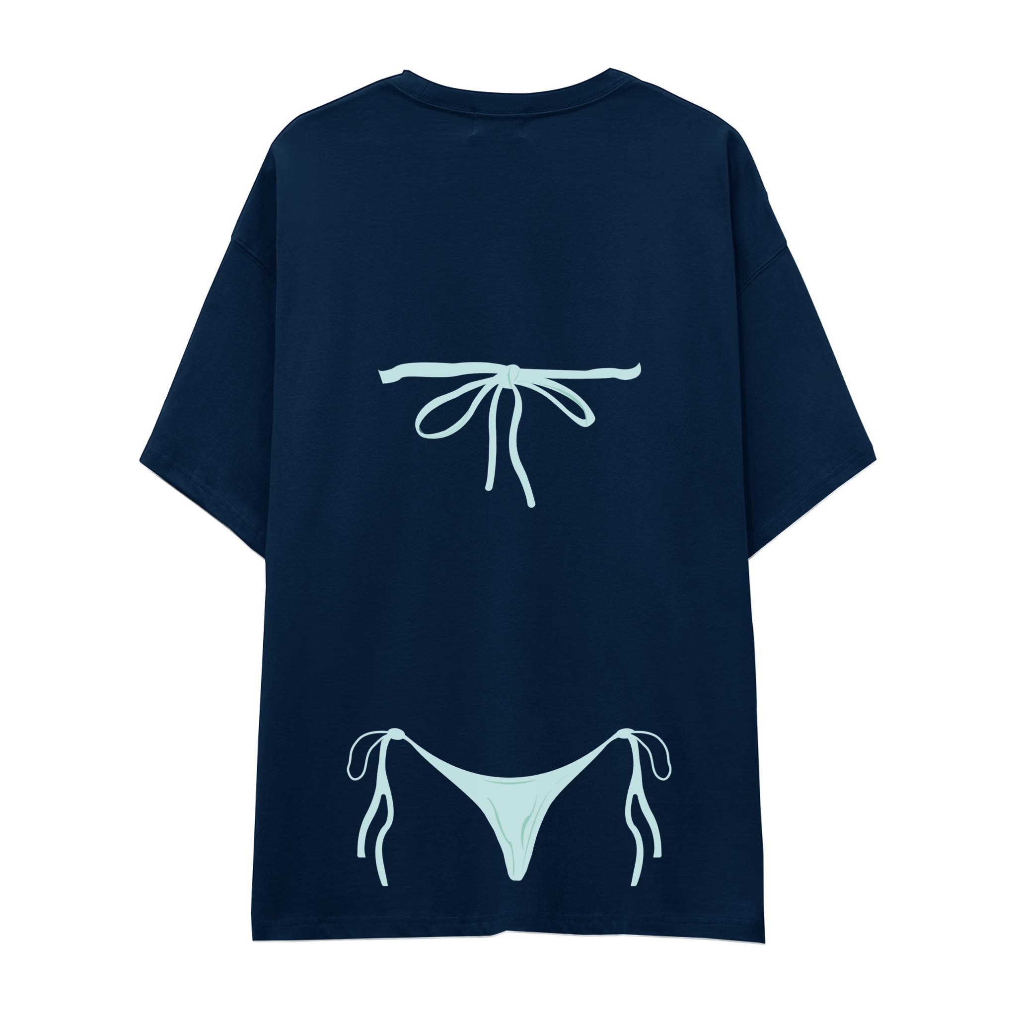 Blue Bikini Oversize Tişört