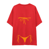 Orange Bikini Oversize Tişört