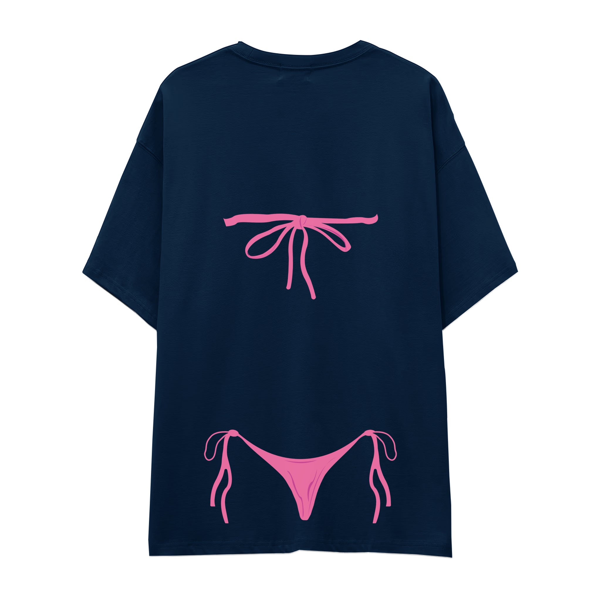 Pink Bikini Oversize Tişört