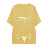 White Bikini Oversize Tişört