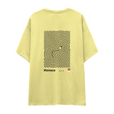 Circuit de Monaco Artwork Oversize Tişört