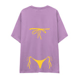 Yellow Bikini Oversize Tişört