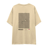 Circuit de Monaco Artwork Oversize Tişört