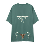 Leopard Bikini Oversize Tişört